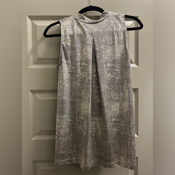 Anthropologie Akemi + Kim Metallic Twisted Tank - Picture 2 of 4